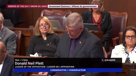 🟥🍁🟥 Canadian Senator Donald Plett Delivers a 15 Minute Speech Exposing Trudeau and His MPs For Their History of Corruption and Incompetence