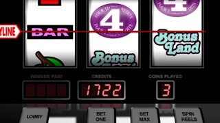 Oldschool Retro Casino Slot Bonus Win!