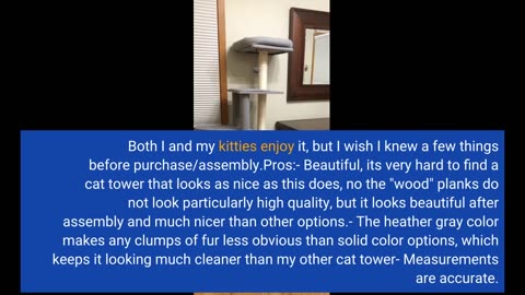 Made4Pets 61.8‘’ Modern #CatTree Tall #CatTower with Scratching-Overview