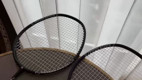 Detail video Carbon racquet