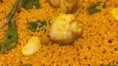 Spanish Food, Paella Valenciana In Madrid