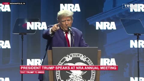 Donald Trump Speech at Annual NRA in Indianapolis - April 14, 2023