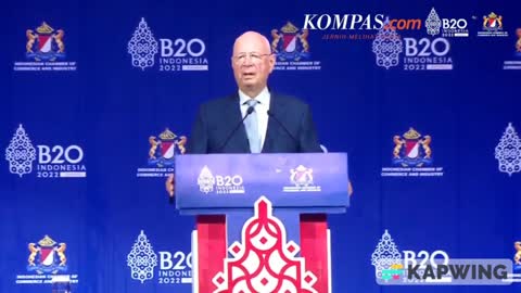 Klaus Schwab Full Speech at G20 - B20 Indonesia 2022 - Pt 2