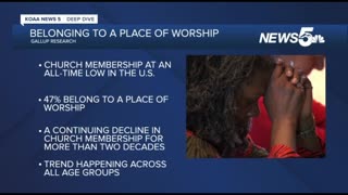 Church Memberships All Across The United States is at a All Time Low Attendance