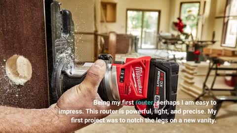 Milwaukee's Cordless Compact #router 18.0 Voltage-Overview
