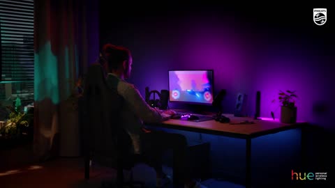 Philips Hue Play Gradient Lightstrip für einen Monitor