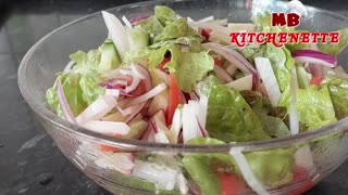 Vegetable Salad Recipe!! Eat this 3 times a week to lower your high blood pressure!!