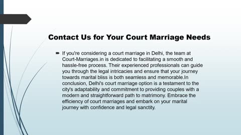 Unlocking Matrimony: A Guide to Court Marriage in Delhi