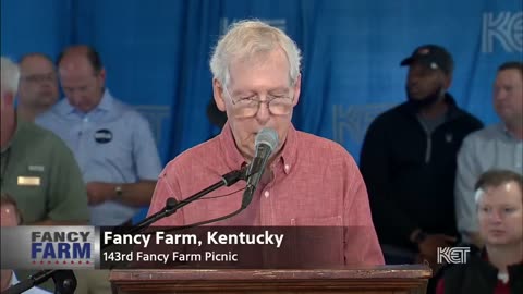 🐢Mitch McConnell Heckled Like Crazy At The St. Jerome Fancy Farm Picnic🥤😄🍿