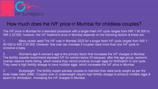 How much is the cost of ivf treatment in Mumbai?