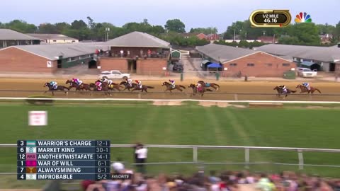 Preakness Stakes 2019 (FULL RACE), jockey John Velazquez thrown from horse | NBC Sports