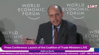 THE LAUNCH OF THE COALITION OF TRADE MINISTERS 19/01/2023 DAVOS