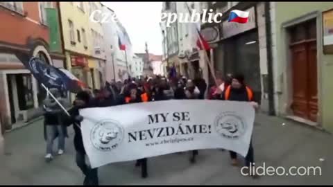 Czech Republic - Demonstrations against covid dictatorahip
