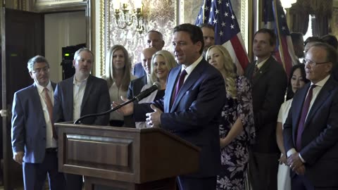 DeSantis uninjured after car accident