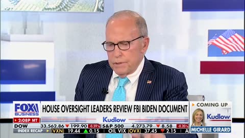 Larry Kudlow Suggests Cutting DOJ's Budget If They Don't Hand Over Biden Bribery Docs