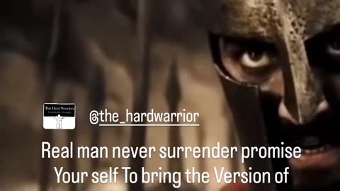 Never give up or surrender