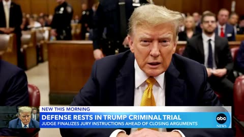 Defense rests its case in Trump’s criminal trial ABC News