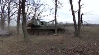 Ukrainian army fires at Russian positions in Donetsk