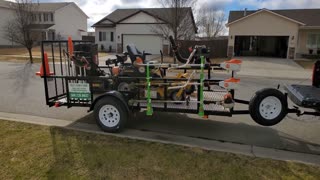 Lawn Care Open Trailer Setup (Solo Operator)