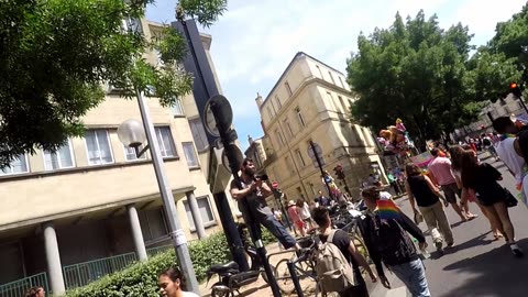 Bordeaux France Gay LGBTQIA+ Pride 2018GoPro 1