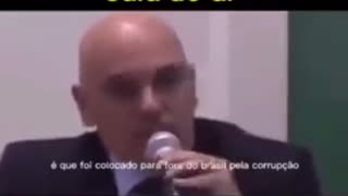 Video Alexandre de Moraes chamando Lula de corrupto
