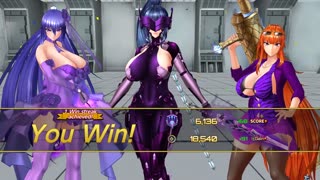 Rin team with Purple Dragon weapons DESTROY Emily team in PvP / Action Taimanin