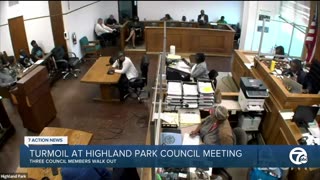 Three city council members walk out of Highland Park meeting before agenda vote