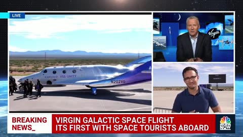 Virgin Galactic launces his first space flight