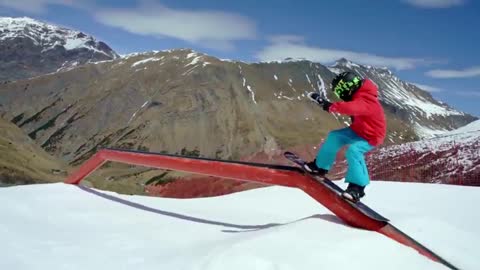 Kid Does Amazing Snowboarding Tricks