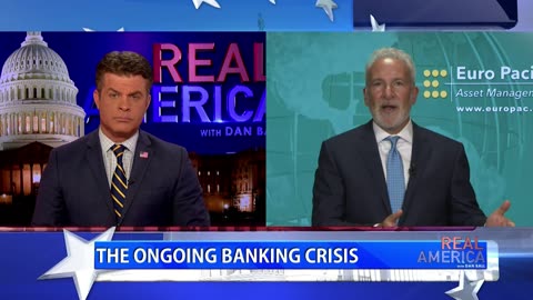 REAL AMERICA -- Dan Ball W/ Peter Schiff, Another Major Bank Failure