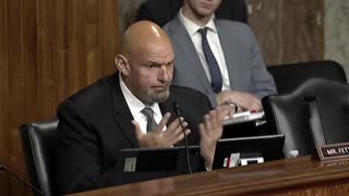 John Fetterman struggles through Senate questioning