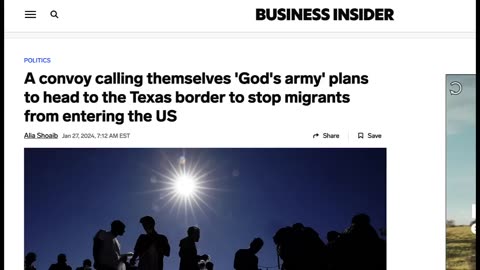 WARNING! A POTENTIAL FALSE FLAG AT THE BORDER! GOD'S ARMY CONVOY HEADING TO TEXAS STANDOFF!