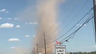 Massive Dust Devil In Arizona