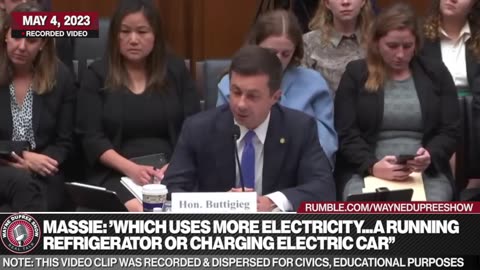 Rep. Massie: 'Which Uses More Electricity...A Running Refrigerator Or Charging Electric Car?
