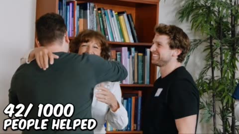 MR BEAST HELPING DEAF PEOPLE HEARING AND SURPRISE 10000$ GIVE HER