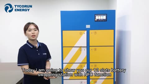 TYCORUN battery swapping station NFC function explanation