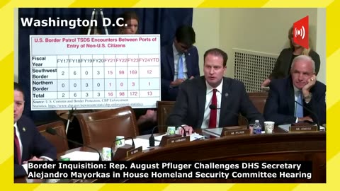 Rep. August Pfluger grilled DHS Sec. Alejandro Mayorkas about the border