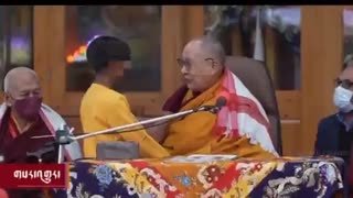 These People Are Sick - Dalai Lama Sexually Assaults Child in public