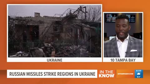 RUSSIAN MISSILES STRIKE REGIONS IN UKRAINE