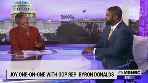 Rep Byron Donalds faces off against Race hustler, Joy Ann Reid