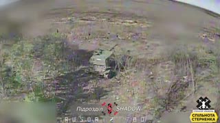 💣🇺🇦 Ukraine Russia War | Kamikaze Drone Hits Russian 2S3 Akatsiya | Heorgiivka, Donetsk Area | RCF