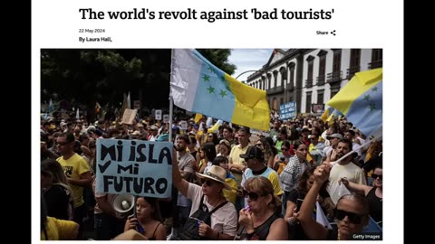 THE ANTI TOURISM MOVEMENT! THE NEW WORLD ORDER FORBIDS TRAVEL SO THEY NEED YOU TO COMPLY!