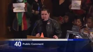CRAZED Leftist LOSES IT At San Francisco City Board Meeting In HUMILIATING Video