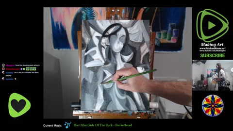 Live Painting - Making Art 6-9-23