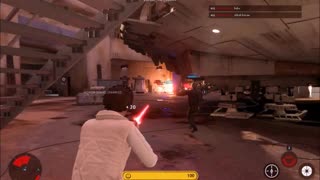 Star wars battlefront Leia and Han