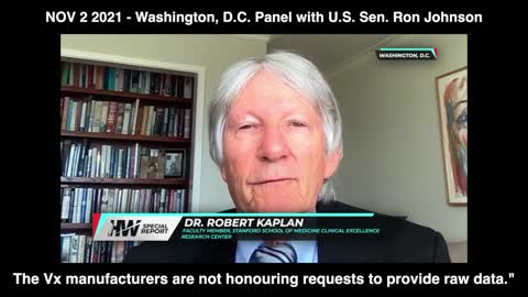 Robert Kaplan MD - voices concern for Covid vaccine