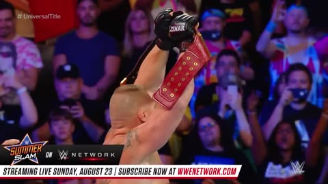 FULL MATCH - Brock Lesnar vs. Roman Reigns - Universal Title Match: SummerSlam 2018