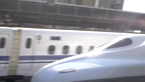 The Bullet Train (Shinkansen) in Japan