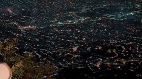 Overlooking Fireworks Celebrations in Colombia