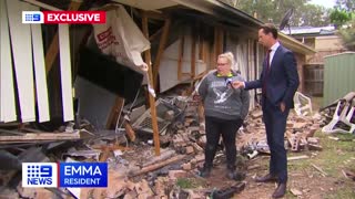 Stolen Porsche ploughs into family home